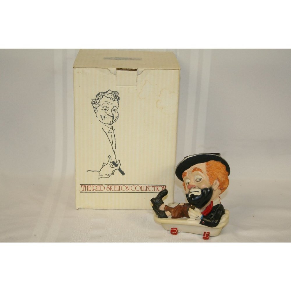 Red Skelton Freddie in the Bathtub Numbered Edition Statue Resin Figurine